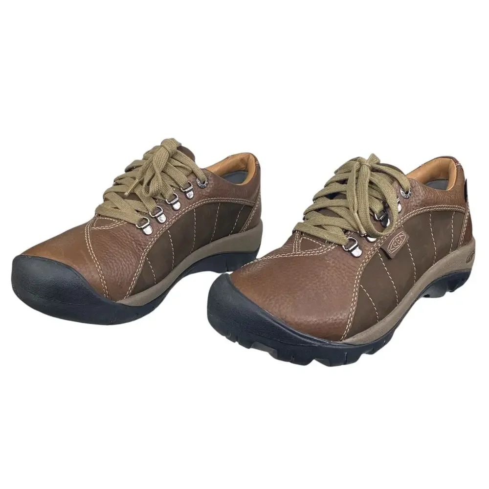 Keen Women’s Presidio Brown Leather Trail Hiking Loafer Size US 6.5 - Picture 6 of 11